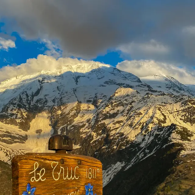 Le Truc au départ de la Gruvaz