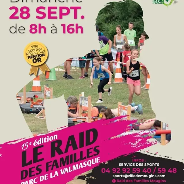 Affiche Raid des Familles à Mougins