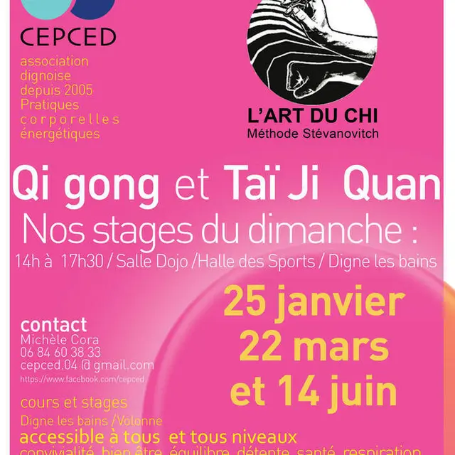 Stages Qi Gong - Taï Ji Quan_Digne-les-Bains
