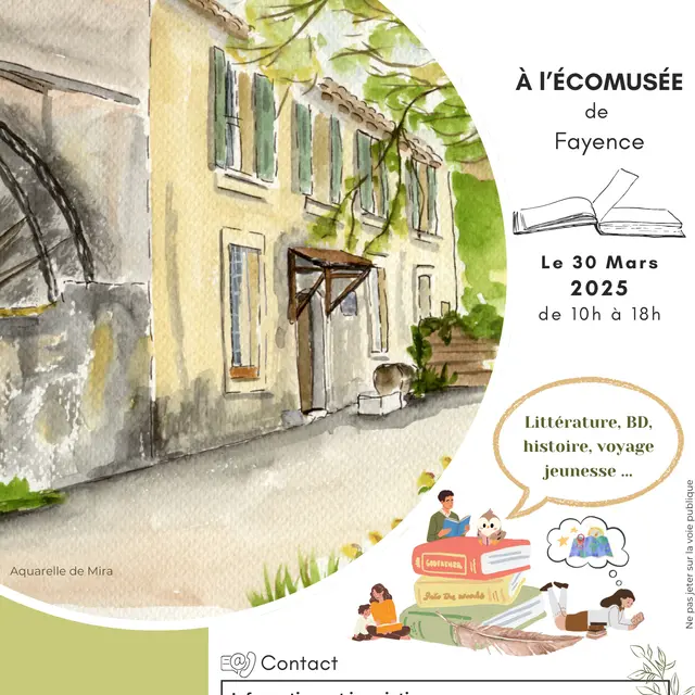 Vide-grenier du livre_Fayence