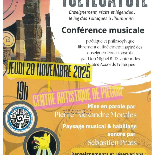 Conférence musicale Toltecayotl_Piégon