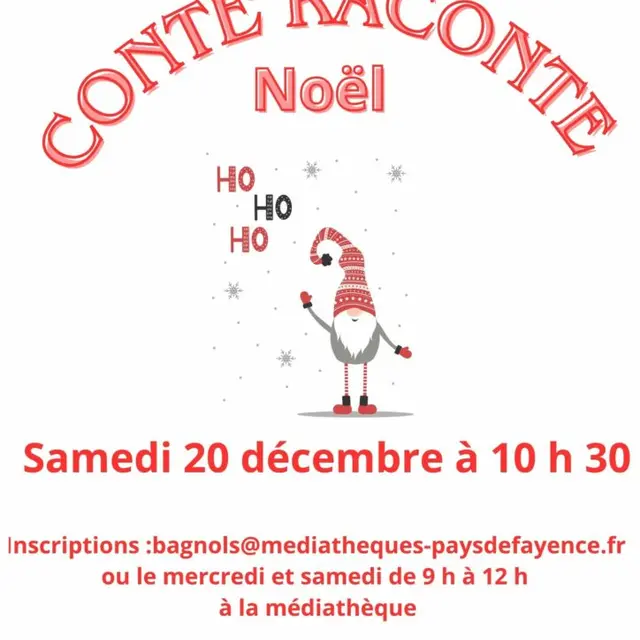 Conte, Raconte... Noël_Bagnols-en-Forêt