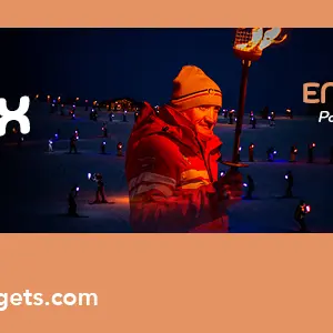 Descente aux flambeaux caritative_Les Gets