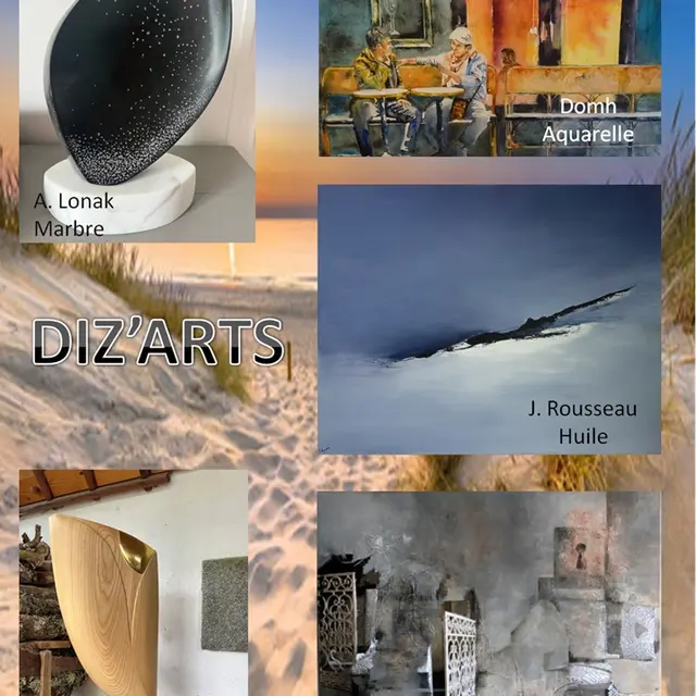 Le collectif Diz'Arts expose à l'espace Carnot_Châtelaillon-Plage
