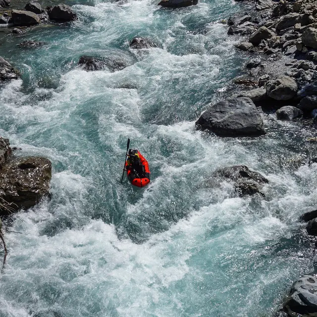Packraft en Ubaye avec Hike2River