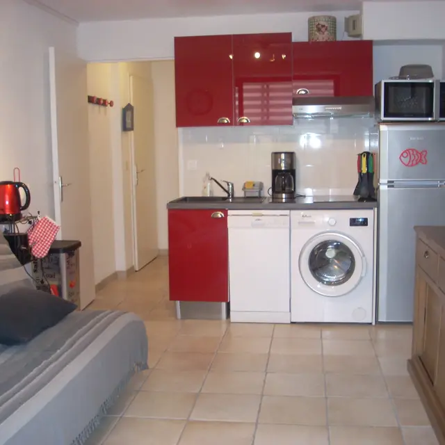 Séjour coin cuisine