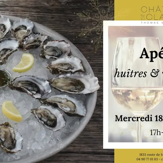 Dégustation de fête , huîtres et vin_Mirabeau