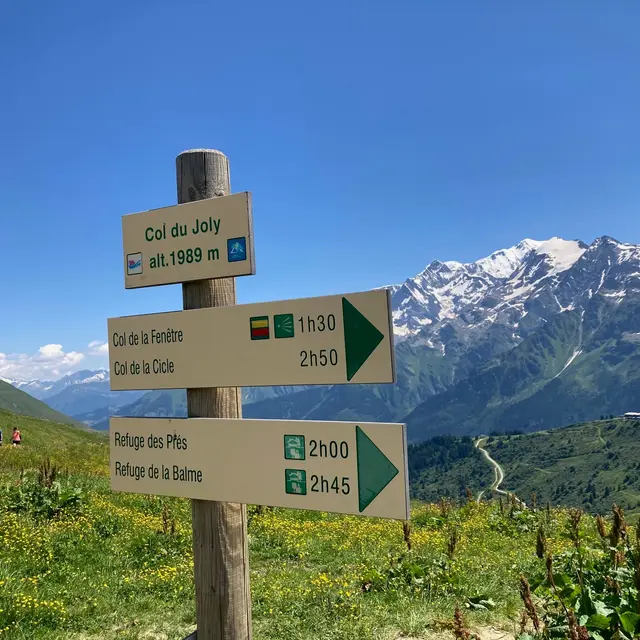 Parcours expert : Le Mont-Blanc depuis le col du Joly_La Giettaz