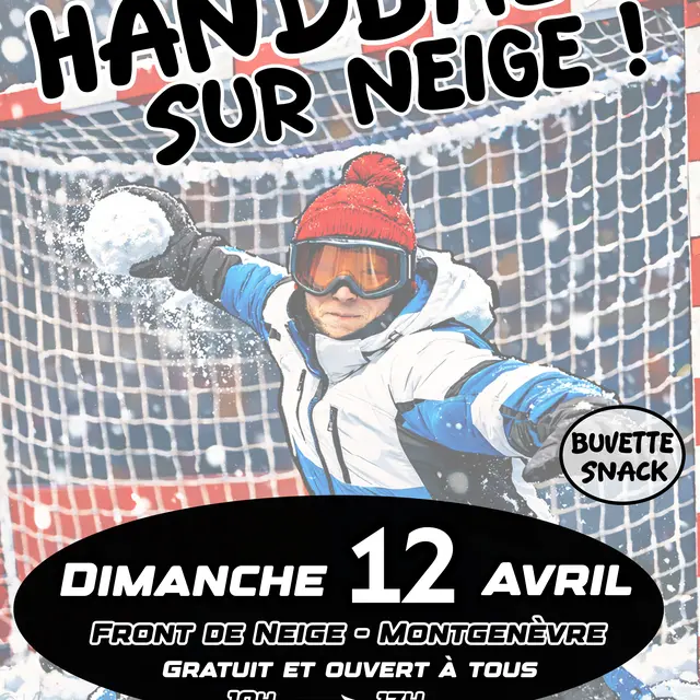 Handball sur neige_Montgenèvre