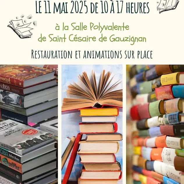 Foire aux livres_Saint-Césaire-de-Gauzignan