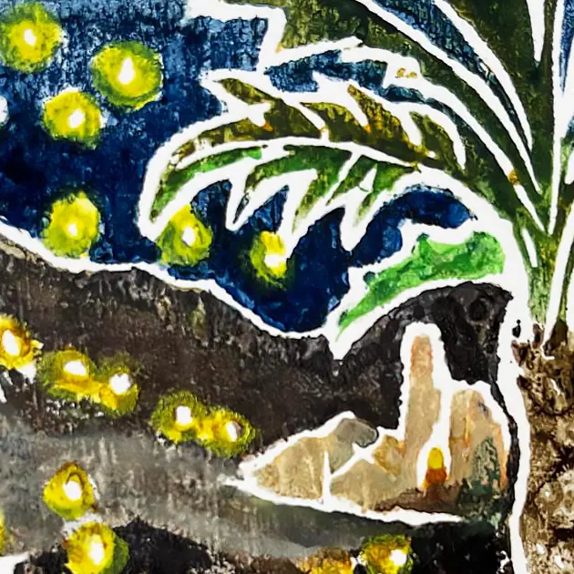 Cartes de vœux d’artiste : découvrez la magie de l’estampe à l’aquarelle_Bormes-les-Mimosas