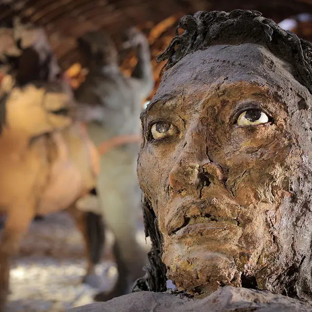 Ousmane Sow (1935-2006) Série la bataille de Little Bighorn