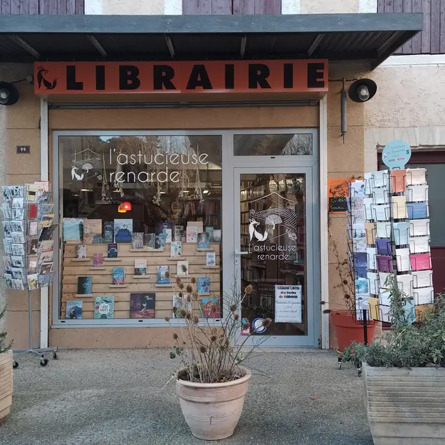 Devanture de la librairie