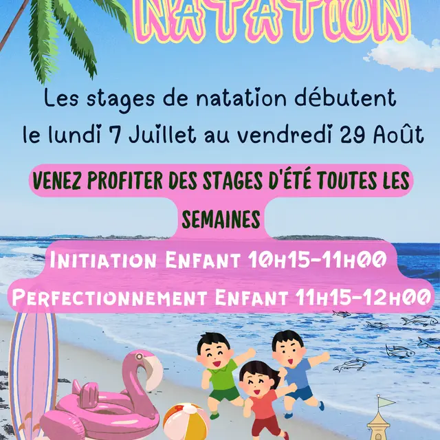 Stage d'été natation_Saint-Martin-Vésubie