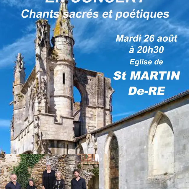 Le quintette vocal en concert_Saint-Martin-de-Ré