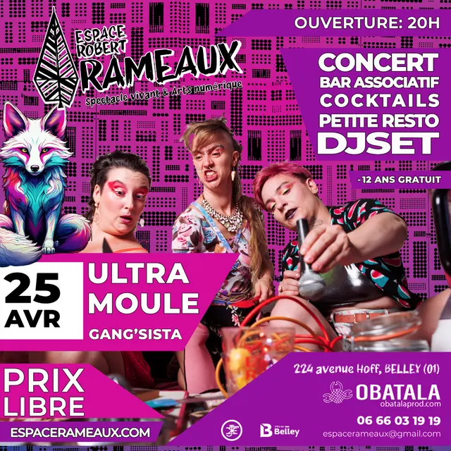 ultra moule en concert