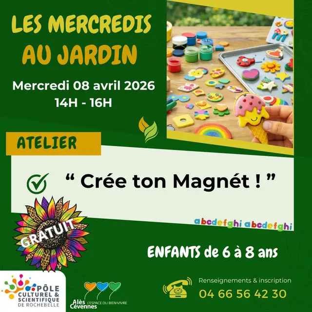 Les Mercredis du Pôle  Crée ton Magnét !