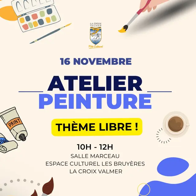 Atelier peinture : thème libre_La Croix-Valmer