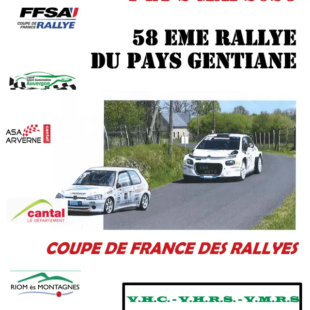 58e Rallye Automobile du Pays Gentiane_Riom-ès-Montagnes