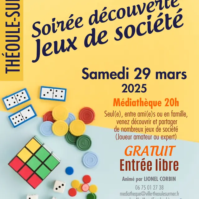 Soirée Jeux de Société_Théoule-sur-Mer