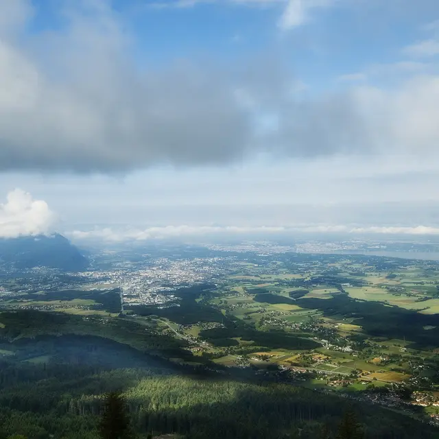 Vue sur la Région d'Annemasse
