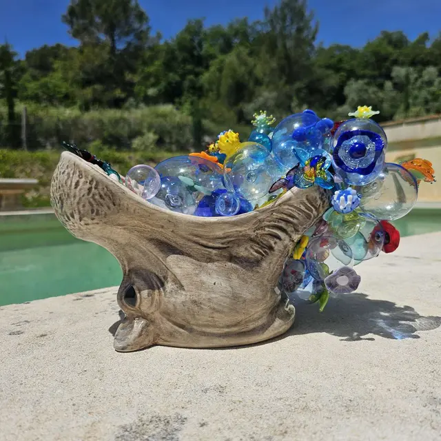 Décoration en verre