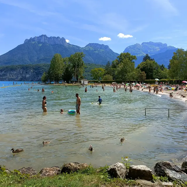 Plage de Saint-Jorioz
