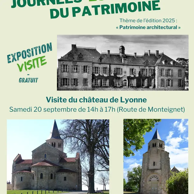 JEP 2025 - Visite de l'église et du château de Cognat-Lyonne_Cognat-Lyonne