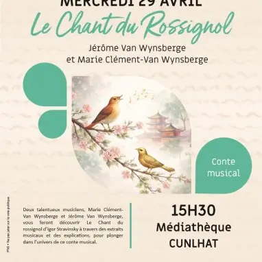 affiche le Chant du rossignol