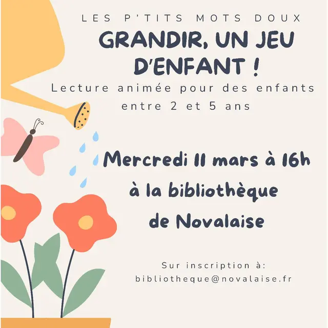 Les P'tits Mots Doux - Lecture à Novalaise