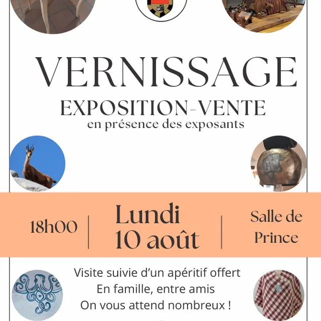 Vernissage : Exposition - vente aux Orres_Les Orres