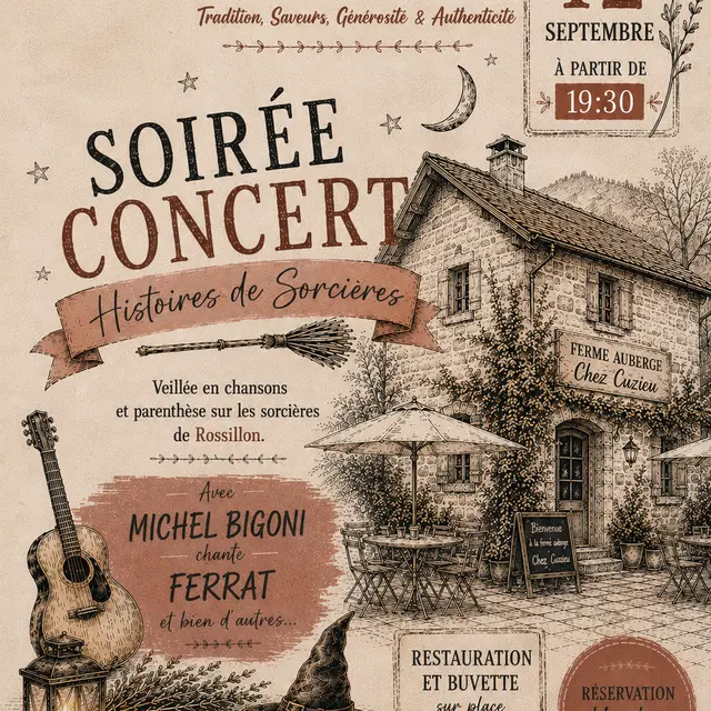Soirée concert à la ferme-auberge Chez Cuzieu_Arvière-en-Valromey