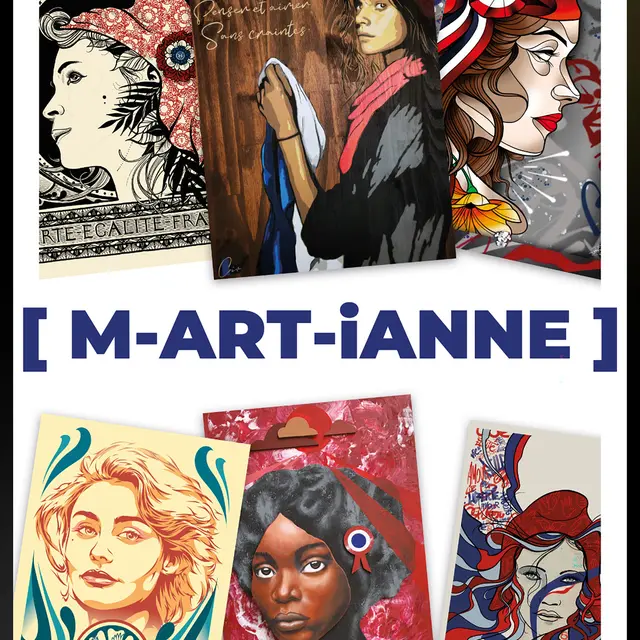 [M-ART-IANNE] : « Exposition itinérante de portraits de Marianne »_Vichy