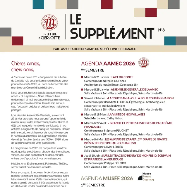 Conférence La Toutmania ou la folie Toutânkhamon_Saint-Martin-de-Ré