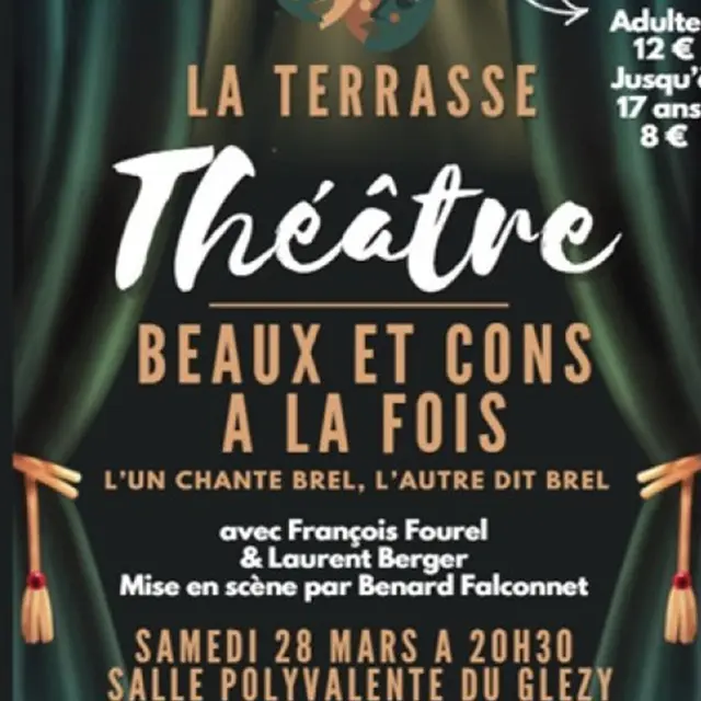 Théâtre musical Beaux et cons à la fois_La Terrasse