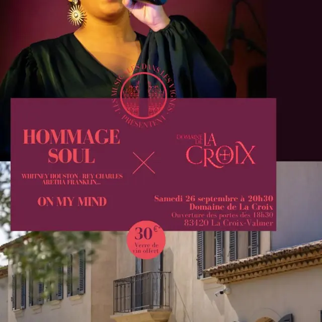 Les musicales dans les vignes de Provence : Hommage Soul_La Croix-Valmer