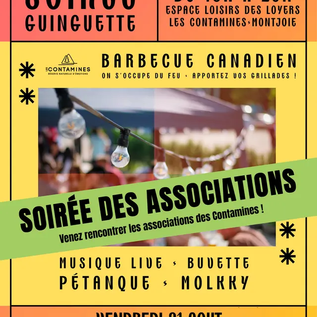 Soirée des associations et guinguette !_Les Contamines-Montjoie
