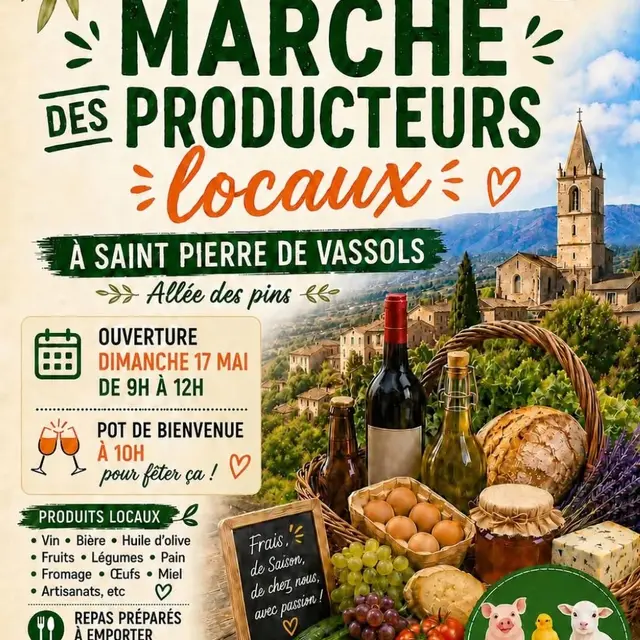Le marché de producteurs locaux_Saint-Pierre-de-Vassols