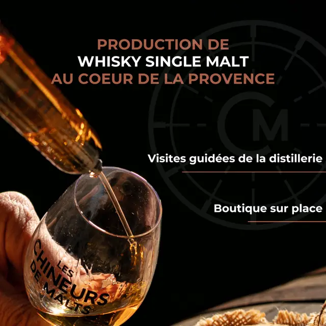 Visite de l'orge au whisky en anglais - Les chineurs de malt_Le Thor