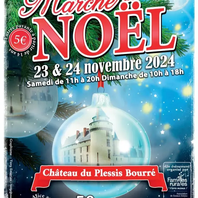 Marché de noël au Plessis-Bourré_Écuillé