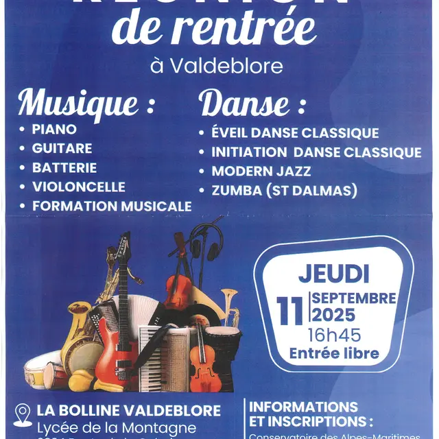 Réunion de rentrée du Conservatoire du Département_Valdeblore