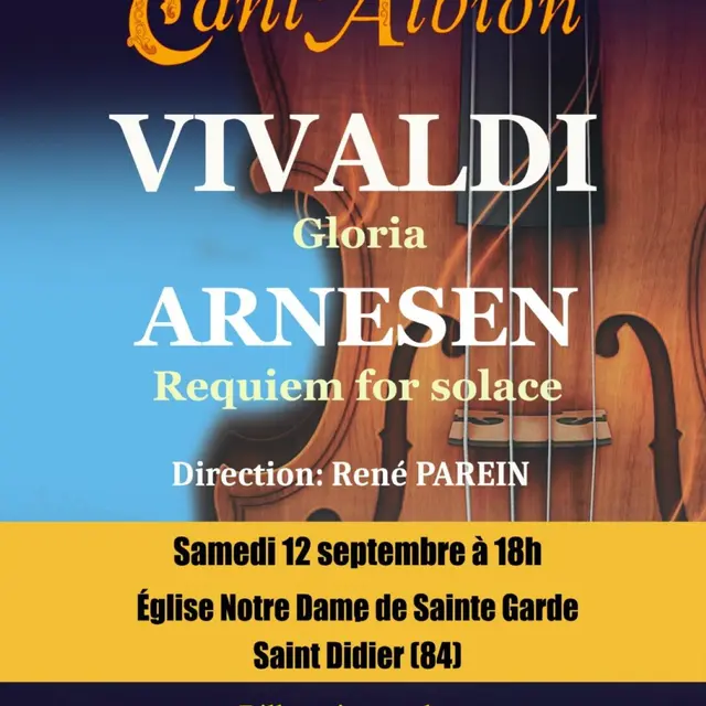 Chœur et orchestre Cant'Albion : Vivaldi et Arnesen_Saint-Didier