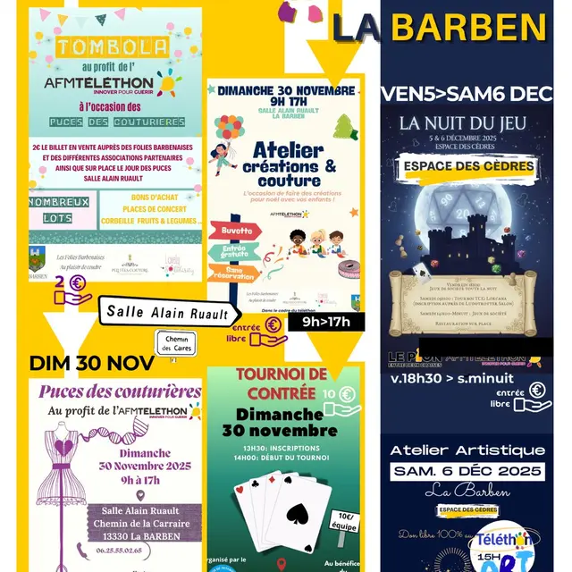 Le Téléthon à La Barben_La Barben