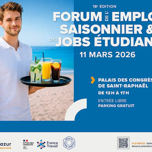 Forum de l’emploi saisonnier et des jobs étudiants_Saint-Raphaël