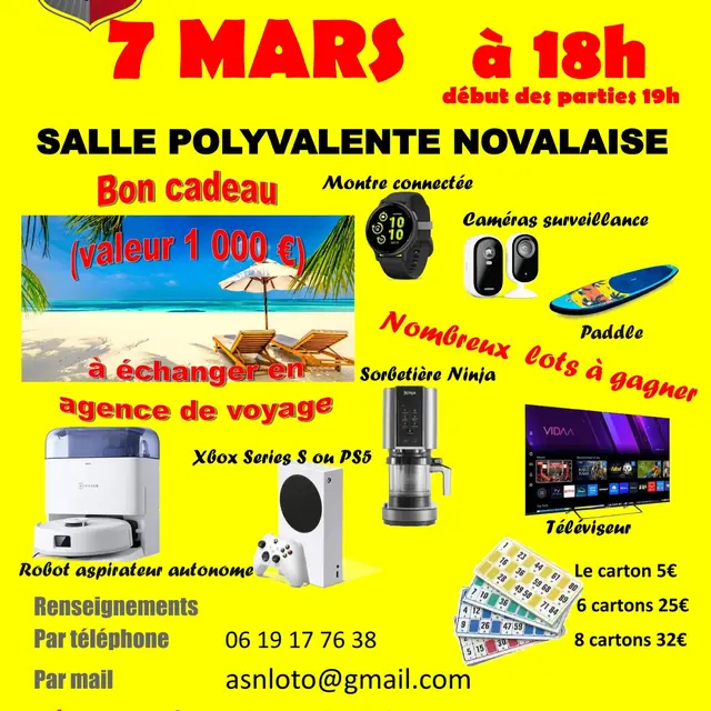 Affiche loto ASN