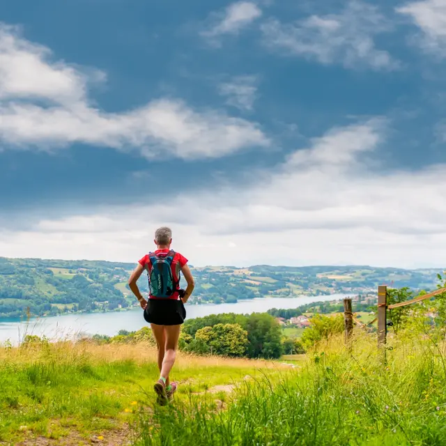 Trail lac de Paladru bilieu Croix des cochettes