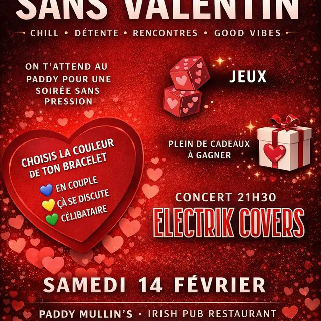 Soirée Sans Valentin au Paddy_Arles