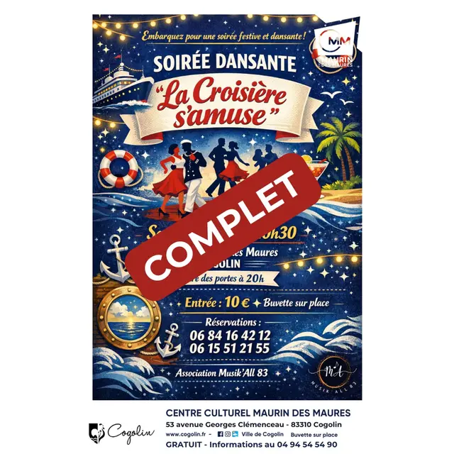 Spectacle La croisière s'amuse_Cogolin