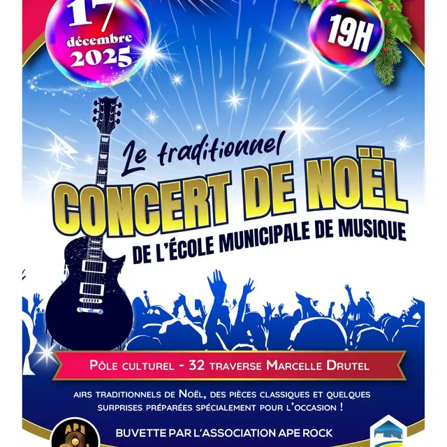 Concert de Noël de l'école de musique