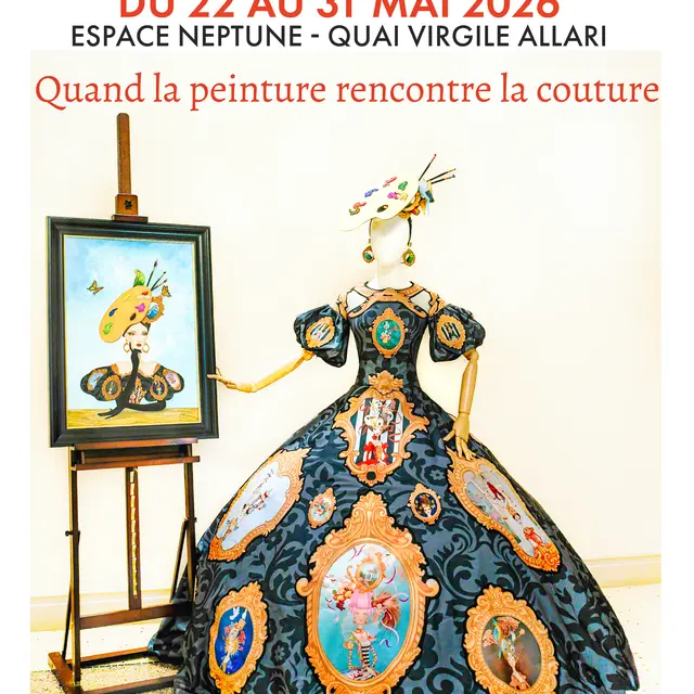 Exposition : Quand la peinture rencontre la couture_Saint-Jean-Cap-Ferrat